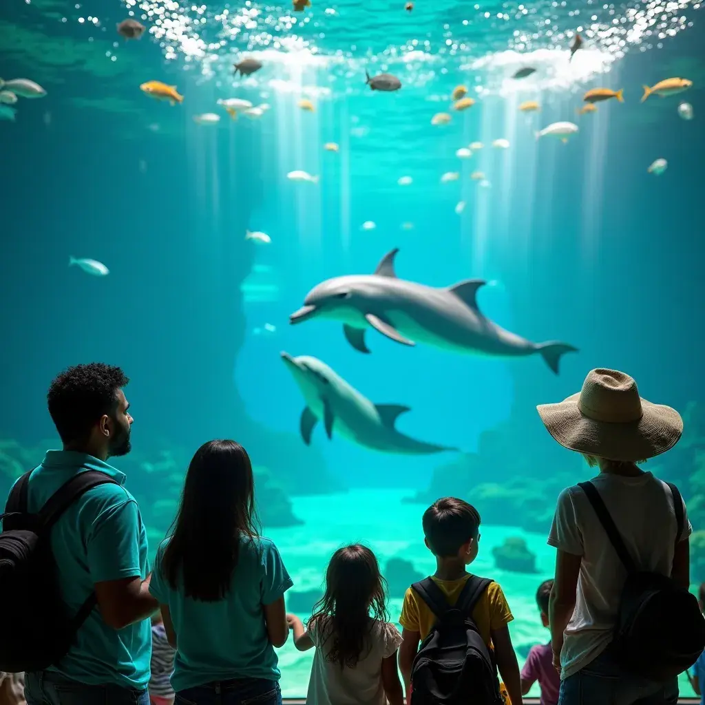 Nowoczesne wieżowce odbijające się w wodach jeziora.